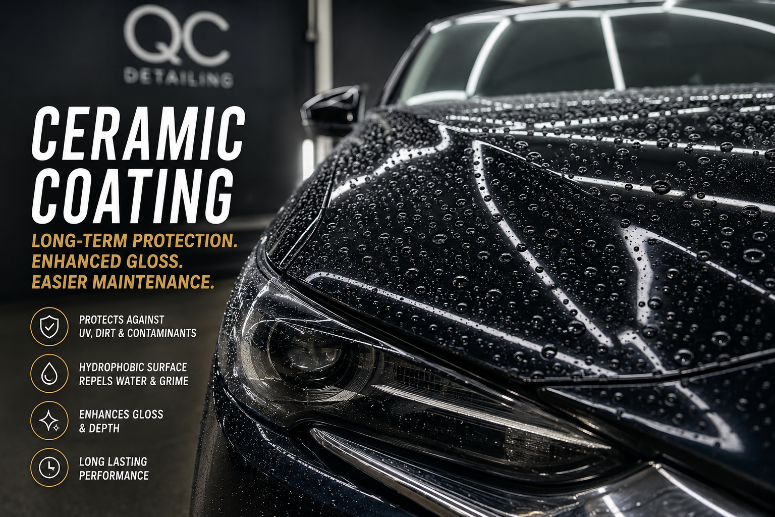 Ceramic coating applied to a car in the UK